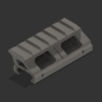 Picatinny sín magasító 20mm