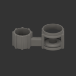 Rádió hangerő gomb védő