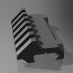 Picatinny 45 fokos sín adapter