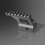 Picatinny hosszított sín magasító