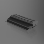 Picatinny sín magasító 13mm