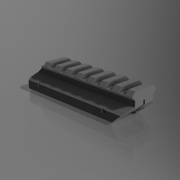 Picatinny sín magasító 13mm